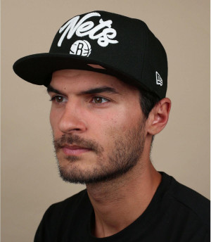 cappuccio per reti nere Snapback NBA Draft Nets 950